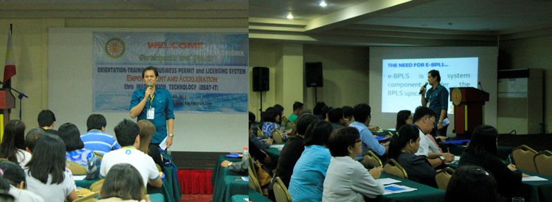 CDD Chief Martin Porres Moral discusses the overview of the activity and highlights the importance of having an e-BPLS CDD BEATIT