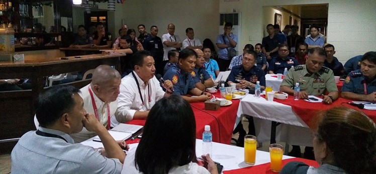 USEC Peter Irving C. Corvera delivering his closing remarks in a final debriefing for Committee on Security, Peace and Order, and Emergency Preparedness for the APEC 2015 First Senior Officials’ Meeting
