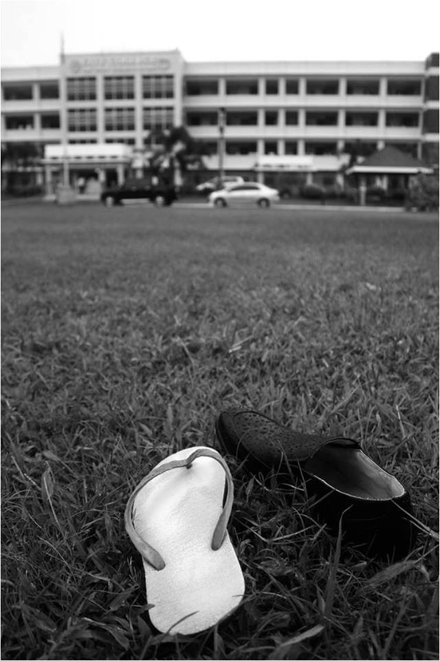 Second Placer: One Step Closer for a Better Future The youth of today can become leaders of tomorrow. The paired black leather shoes and the old sandal represent the equality of all students. Whether rich or poor, all students are aiming for a college degree. But not all would say it’s easy because a lot of our students live in poverty. Now our youth has gained hope for a brighter future. With the help of our local government, the City College is making a big change in making their dreams just a few steps away.