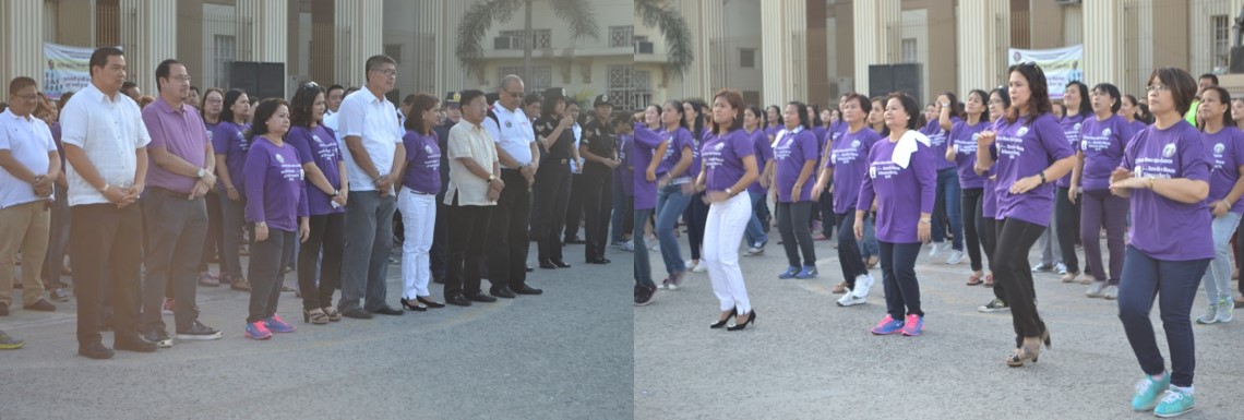 employees of the Provincial Government of Pampanga during their women's month celebration