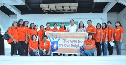Women and Children Protection Council of Olongapo City during the kick-off activity