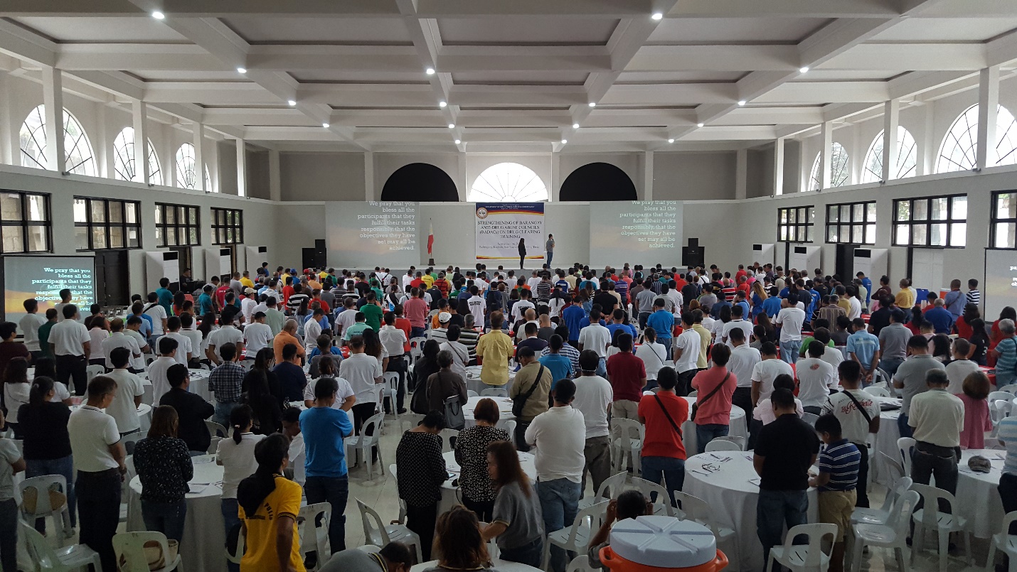 PACKED. More than 600 BADAC members heed the invitation of DILG Tarlac for the Strengthening of the BADAC on September 14 at the Bulwagang Kanlahi.